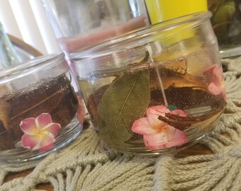 Plumeria Sandalwood & Tea Tree Gel Candle