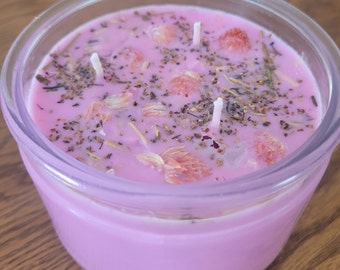 All-Natural Soy Wax Candle - Sage, Bamboo, & Sweet Pea