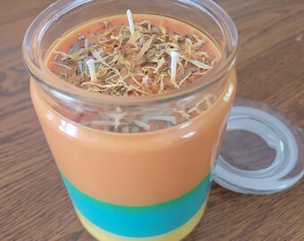 Spring Layered Soy Candle - Lemongrass, Ylang Ylang, Clary Sage