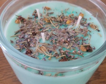 All-Natural Soy Wax Candle - Tea Tree, Rosemary, & Lavender
