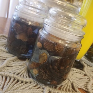 Harvest Moon Blue Gel Candle