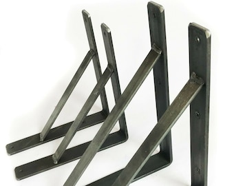 Heavy Duty Scaffold Board Shelf Brackets Rustic With Welded Brace
