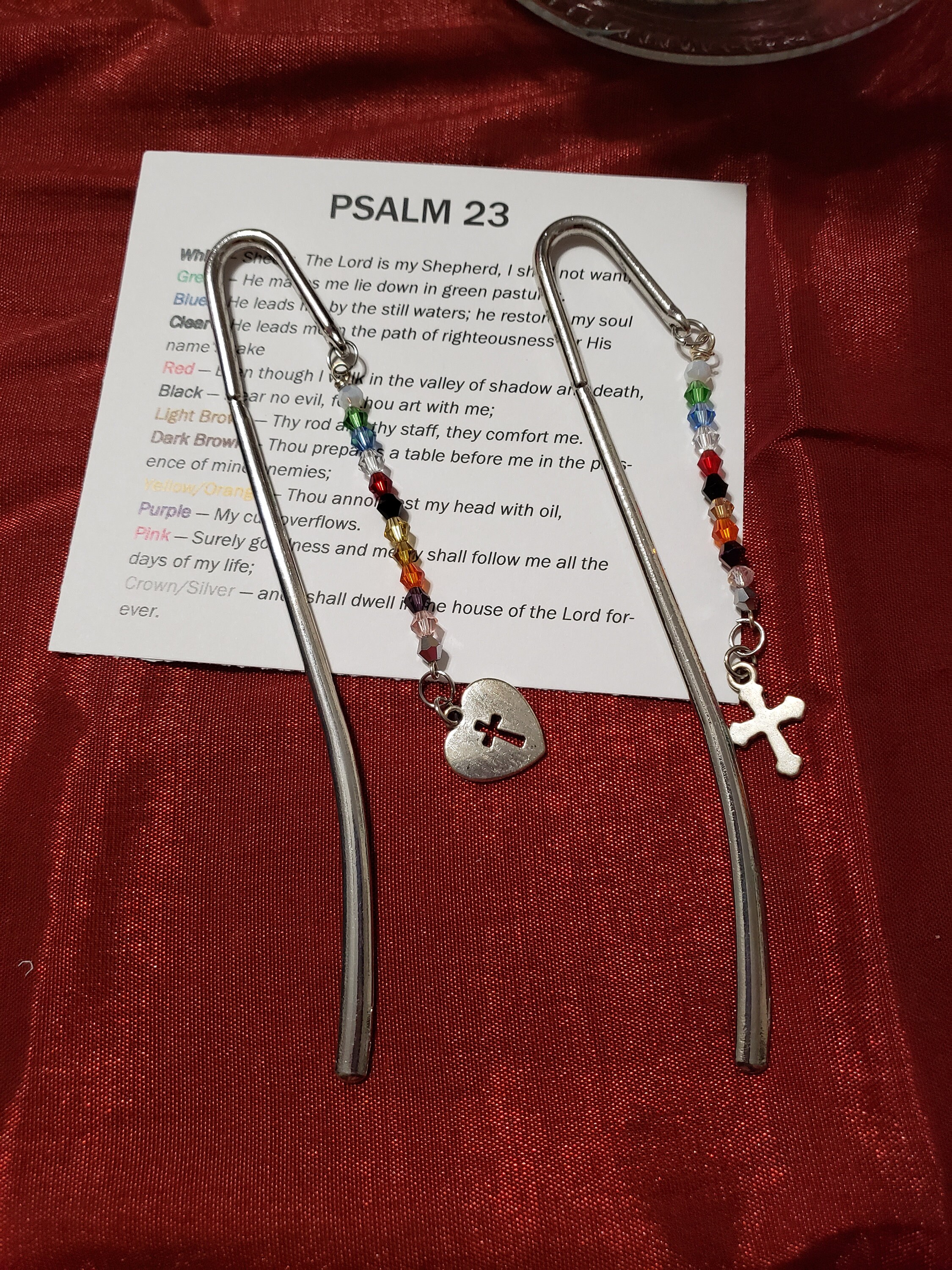 Psalm 23 Bookmark - Etsy
