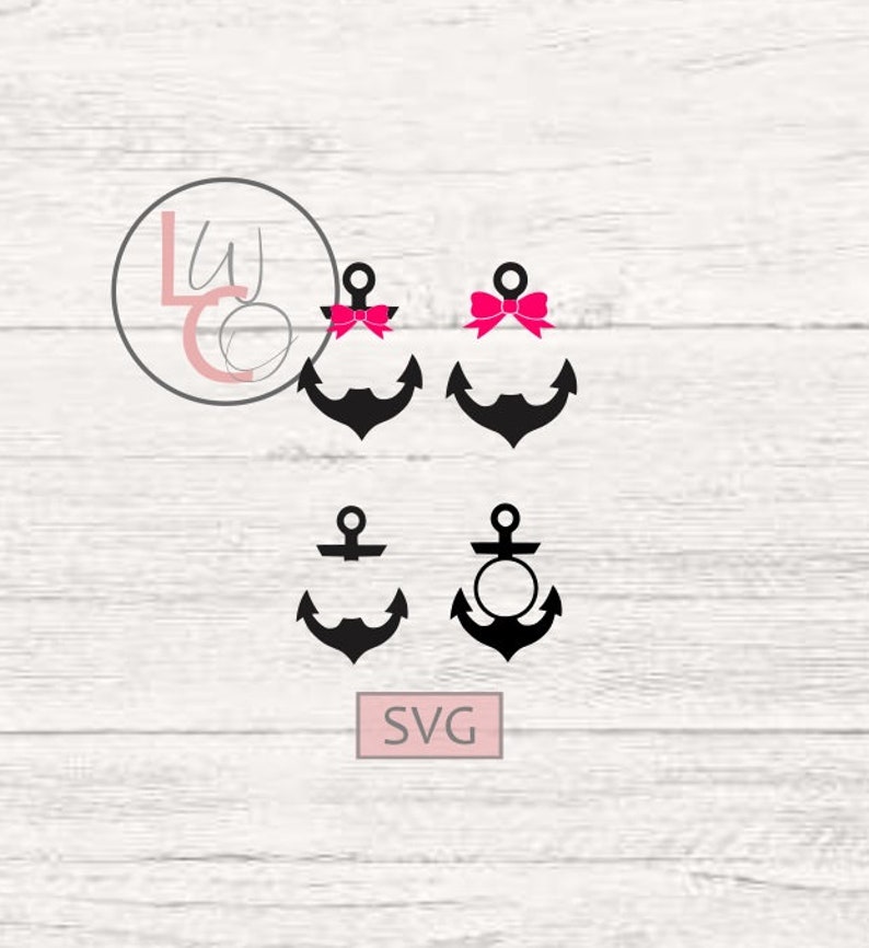 Download Anchor monogram SVG / anchor SVG / anchor cricut file ...