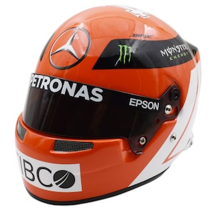 Lewis Hamilton 2019 Monaco Luda 1:2 Mini Helmet Arts and Crafts for Display