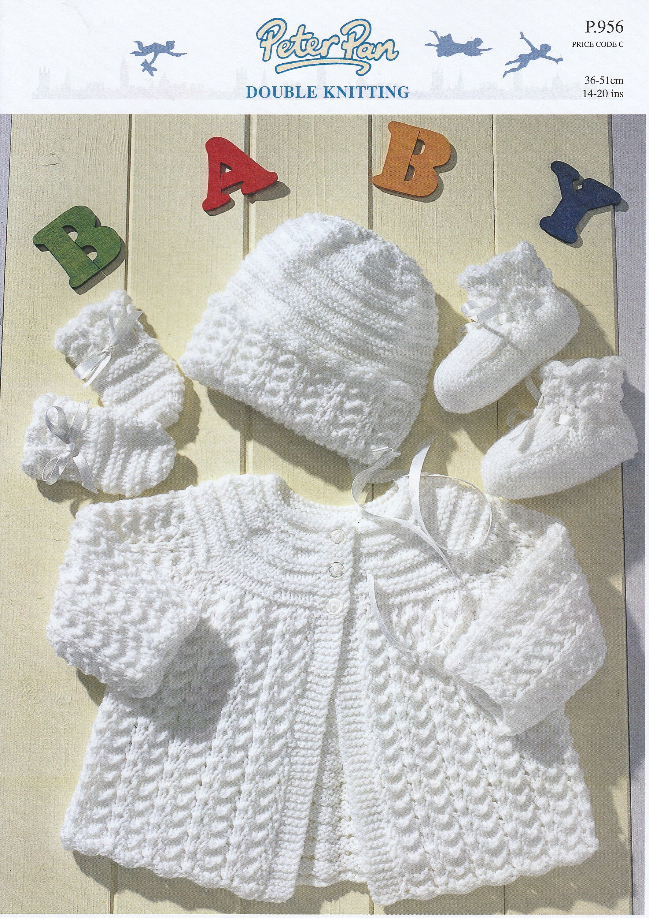 Knitting Pattern Double Knitting Baby Matinee Coat