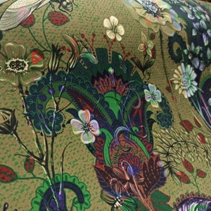 Printed Velour Velvet Upholstery Fabric 355g/m2 Dragonflies - Etsy ...