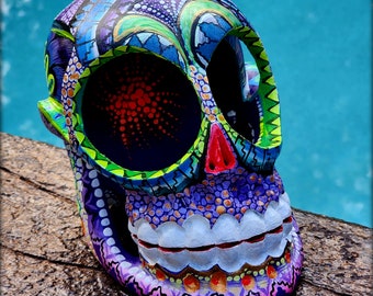 Alebrije // Calavera // Skull  // Madera// Oaxaca // México // Artesanía // Arte // Espíritu // Escultura //
