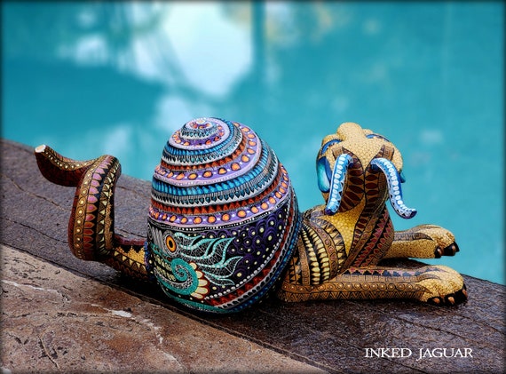 Alebrije // Jaguar // Caracol // Wood // Oaxaca // México