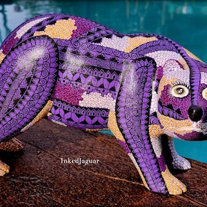 Alebrije // Oso // Oso // Madera// Oaxaca // México // Artesanía // Animal // Arte // Espíritu // Escultura //