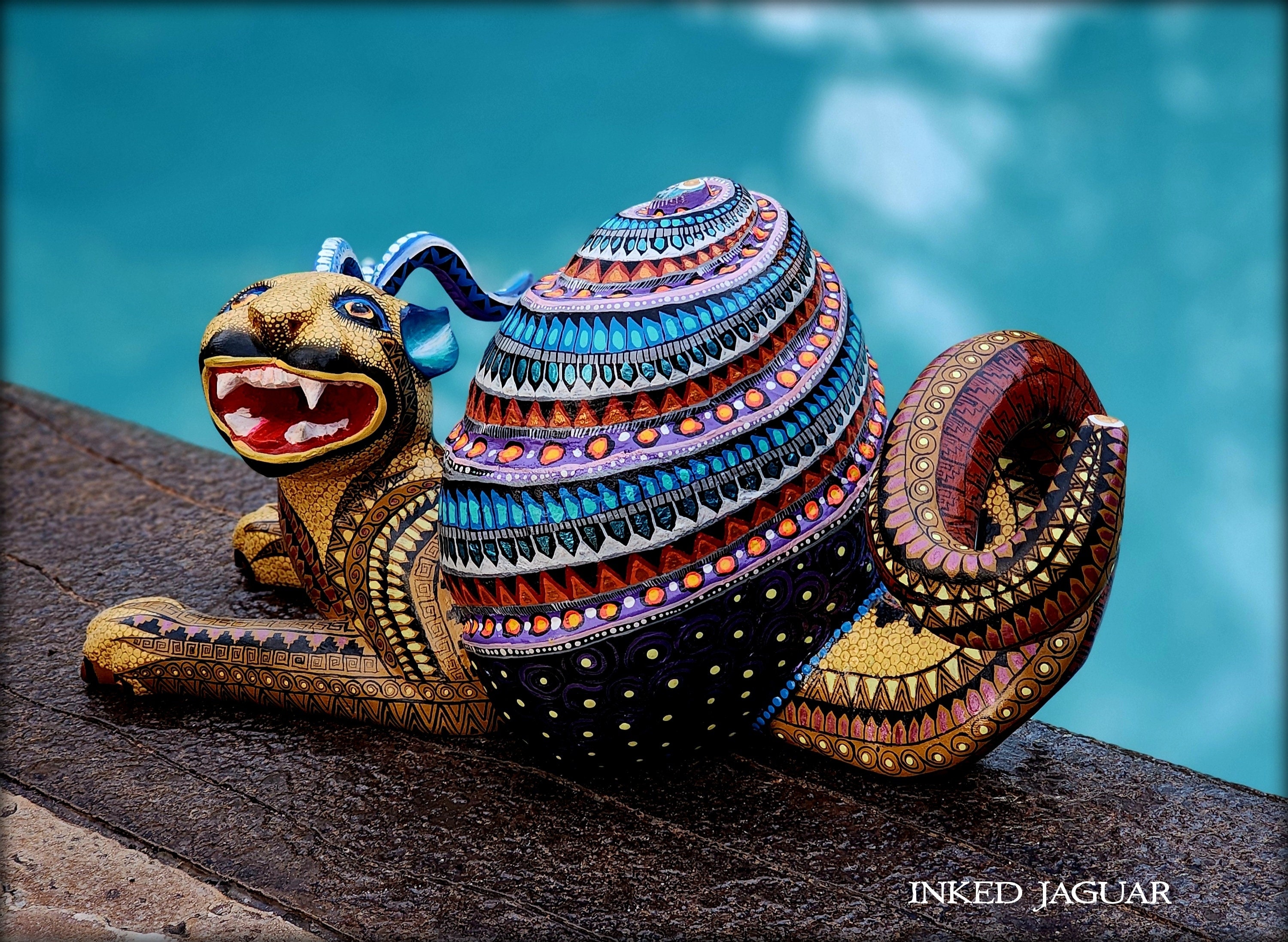 Alebrije // Jaguar // Caracol // Wood // Oaxaca // México