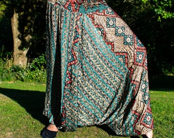 Harem Pants, Alibaba Pants, Afghani Trousers , Hippy Pants, Yoga Pants, Meditation Pants, Music Festival Clothing,Bohemian Clothing