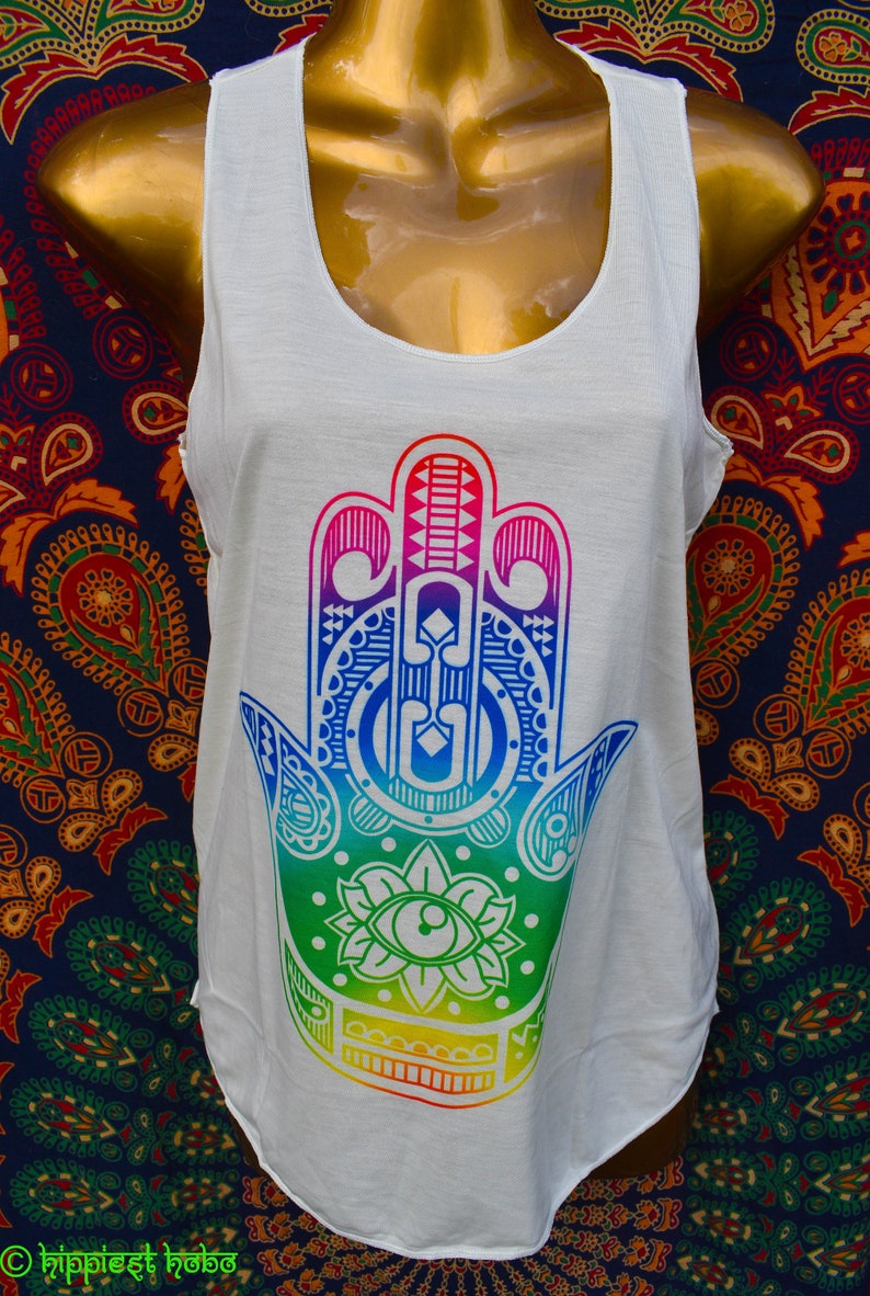 Natural Hemp Vest, Boho Hippy Bohemian Festival Waistcoat main image 1