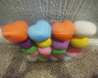 Beautiful hippy cotton ball string fairy lights