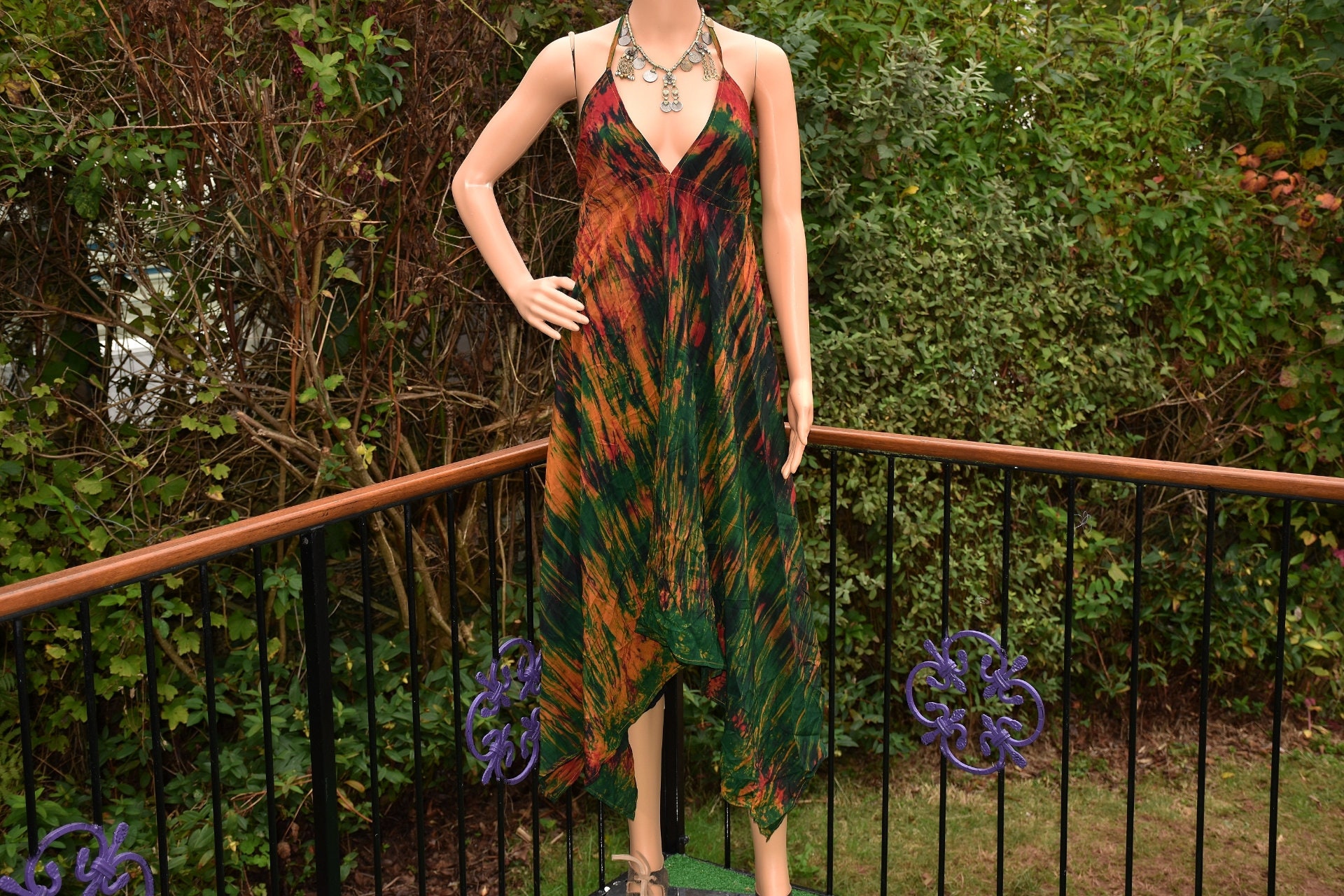 Etsy tie dye hot sale dress