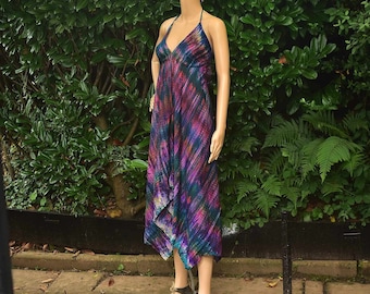 Gorgeous Indian Tie dye Summer Dress, Festival Clothing, Travel Dresses