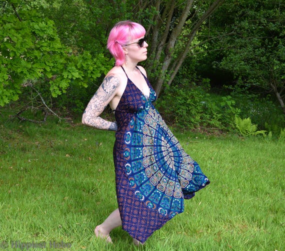 summer dress festival Jamaica Reggae Festival Summer Maxi Dress One Love Rastafari Culture by  African Pride main image 1