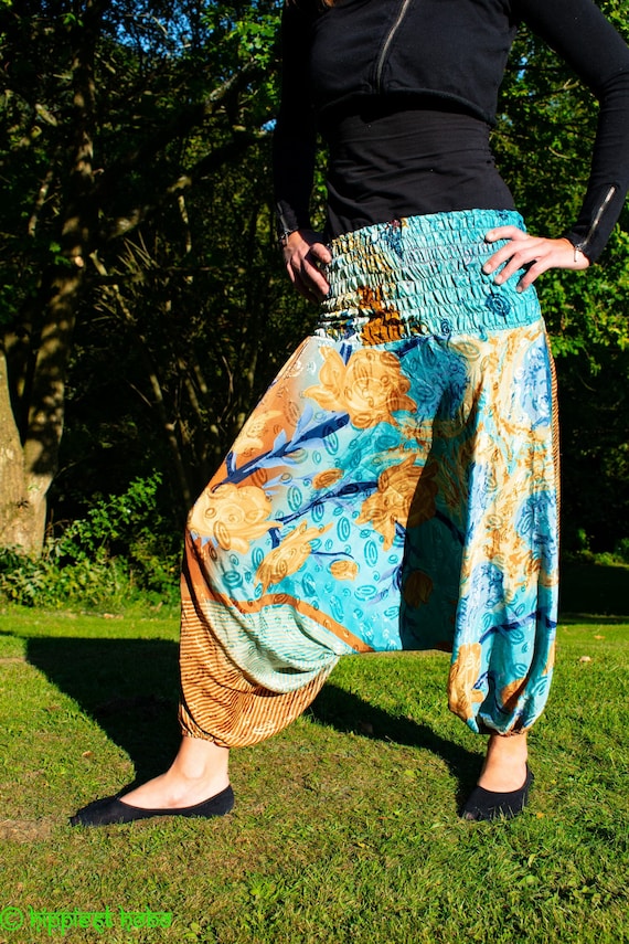 Harem Festival Pants Modern Hippie Colourful Pants last - Etsy | Ropa,  Patrón de pantalones harem, Pantalones de aladdin