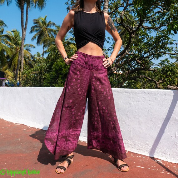 Palazzo Pants // Bohemian Clothes // Hippie Clothes // Boho Stays // Yoga Clothes // Music Festival Pants // Open Leg Pants