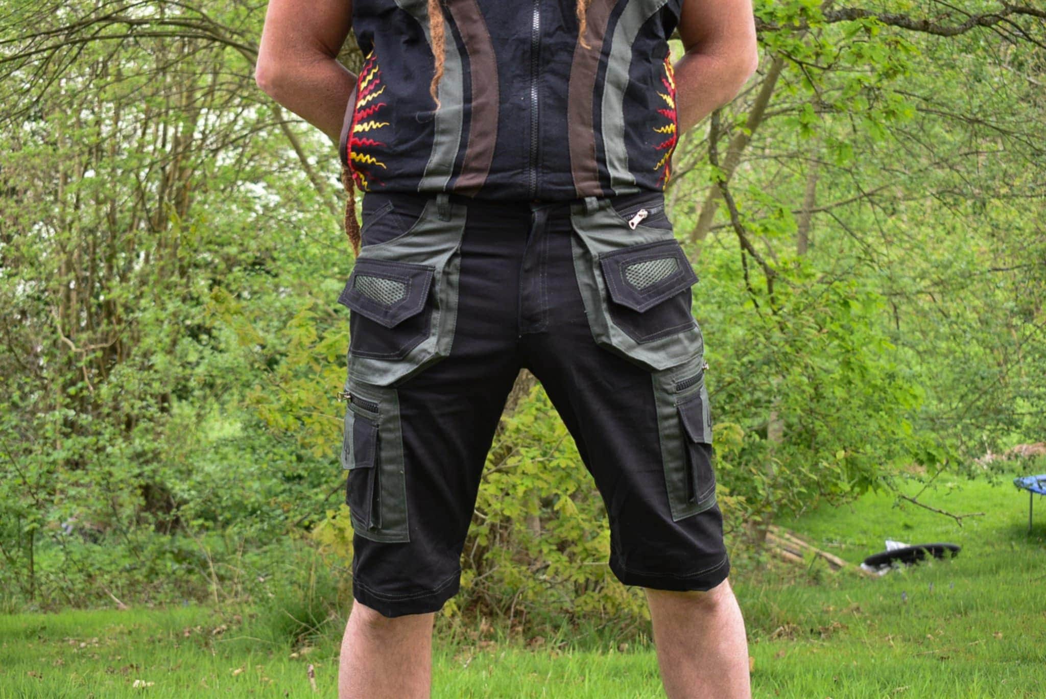 Psy/goa Tribal Goa Psytrance Shorts - Streetwear - Mens Goa Pants - Hippy ...