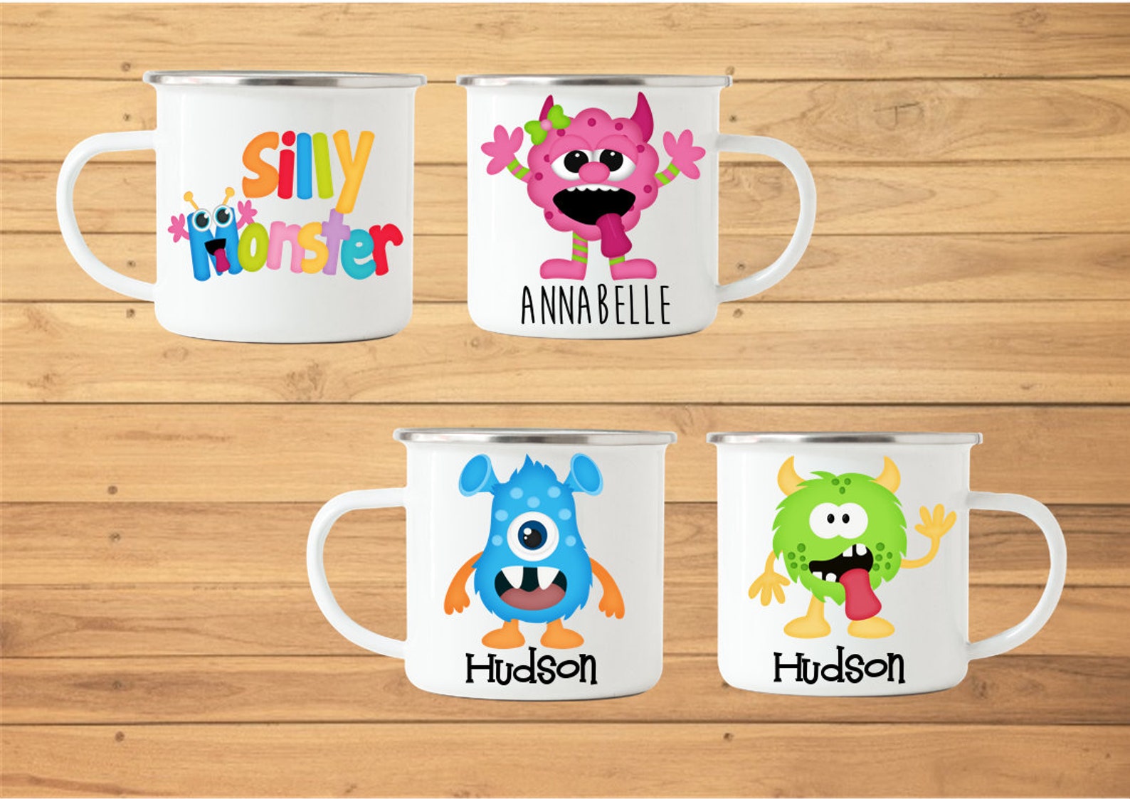 Cute Monster Kids Mug Monster Mug Kids Mug Camp Mug Kids Etsy