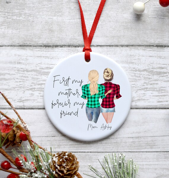 Personalized Mother/Daughter Christmas Ornament Christmas | Etsy