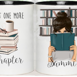 Personalized Book Lover Mug: Librarian Gift, Custom Name