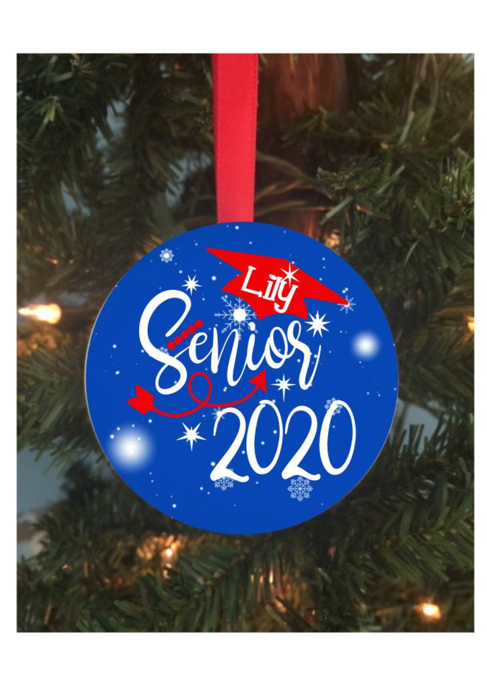 Personalized Senior 2020 Christmas Ornament Graduation Etsy