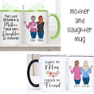 Mother Gift, Mother-Daughter Mug, Mother's Day Gift, Mom Mug, Personalized Coffee Mug, Personalized Mom Gift