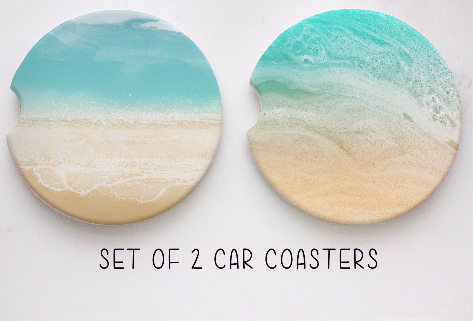 8 pcs Sublimation Blanks Car Coasters,Sublimation Coasters Blanks 2.75  Inch/5Mm