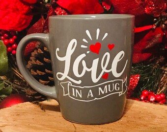 Liefde In een mok - gepersonaliseerde koffiemok