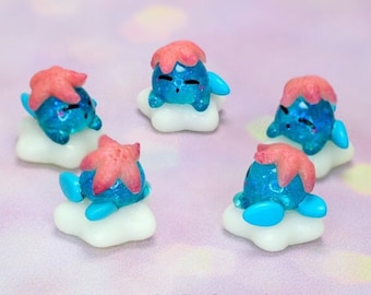 Ocean Kirby 1 Artisan Keycap | Summer Beach Keycaps | Starfish Tiny Limited Sculpture | Collectible Small Batch Figure | Kirbo