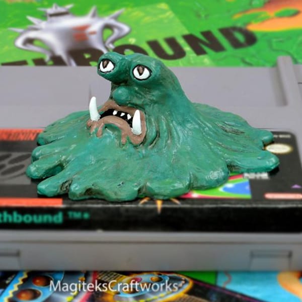 EarthBound Master Belch Handmade Resin Figure: Nintendo RPG Geek Gift Not 3D Printed