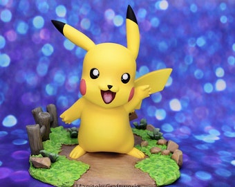 Pokemon Pikachu Figure - Limited Sculpture Collectible Small Batch Figurine - Pokémon Nintendo Christmas Birthday Geek Gifts