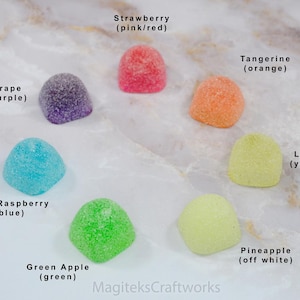 Gumdrop Candy 1 Artisan Keycap || Colorful Resin Mechanical Keycaps afbeelding 2