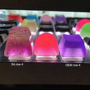 Gumdrop Candy 1 Artisan Keycap || Colorful Resin Mechanical Keycaps afbeelding 7