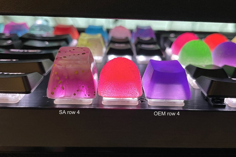 Gumdrop Candy 1 Artisan Keycap || Colorful Resin Mechanical Keycaps afbeelding 7