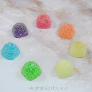 Gumdrop Candy 1 Artisan Keycap || Colorful Resin Mechanical Keycaps afbeelding 5