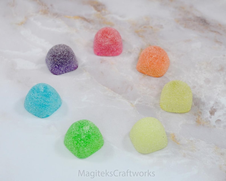 Gumdrop Candy 1 Artisan Keycap || Colorful Resin Mechanical Keycaps afbeelding 5
