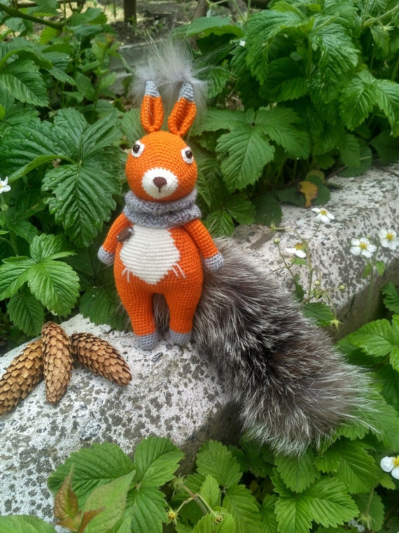 small stuffed squirrel
