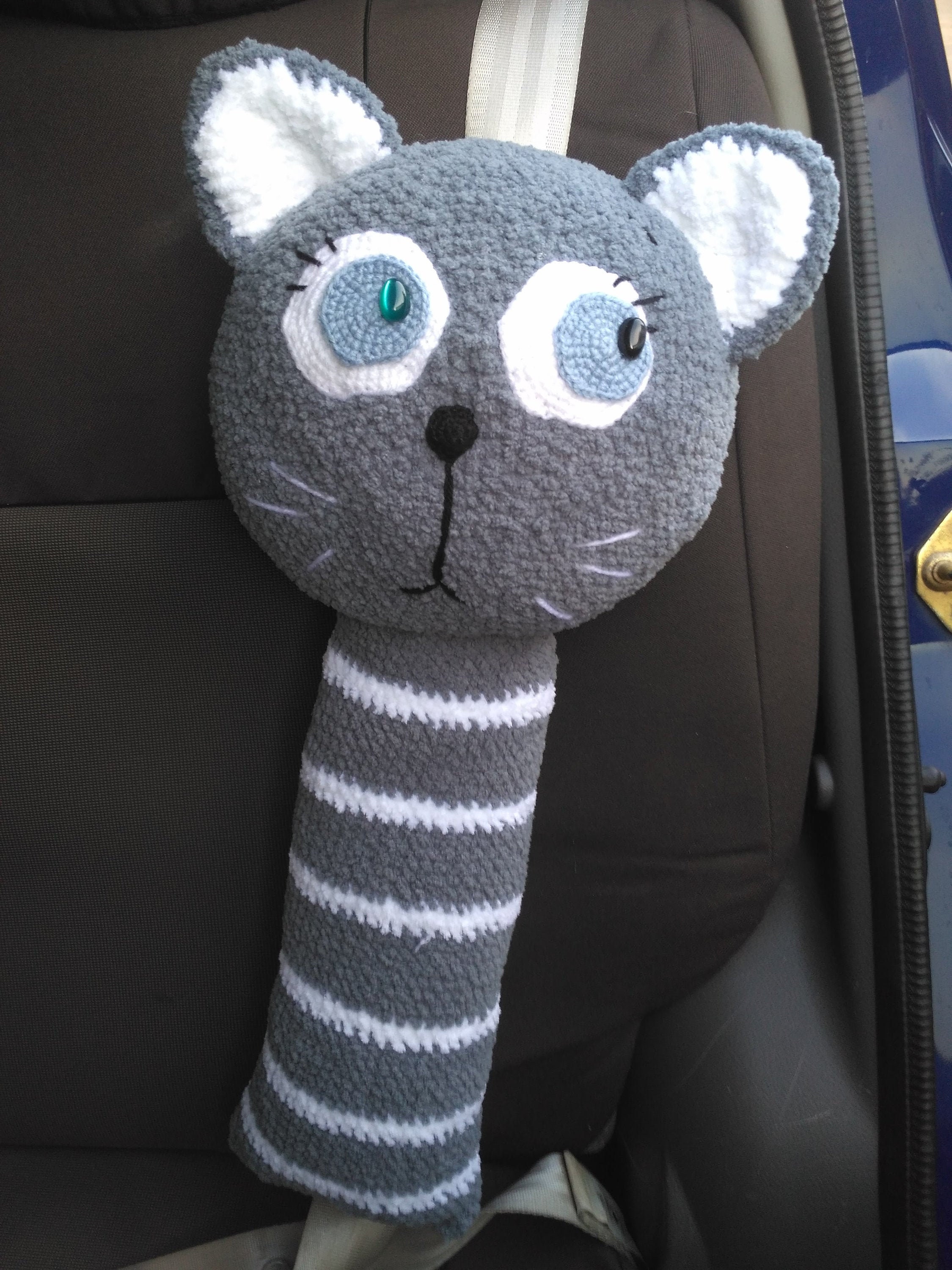 Seat belt pillow Neck support kids seatbelt travel pillow Etsy