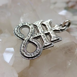 Alchemical Wiccan Symbol for Sulfur Pendant, Leviathan Cross Sterling ...
