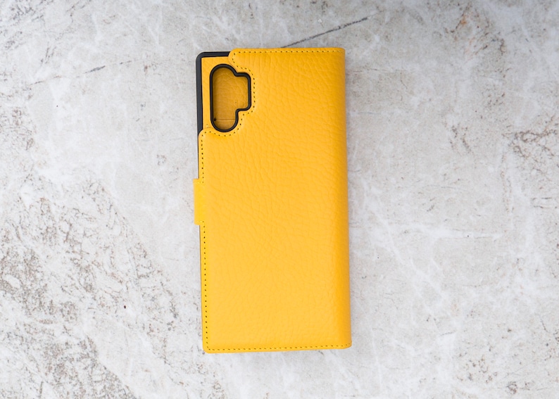 Magnetic Detachable Note 10 Plus Wallet With Card Slots Note 10 Plus Leather Cover. Genuine Leather Samsung Note 10 Plus Case