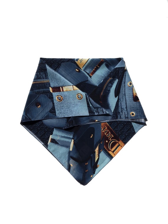 Y2K Dior Street Chic Silk Scarf