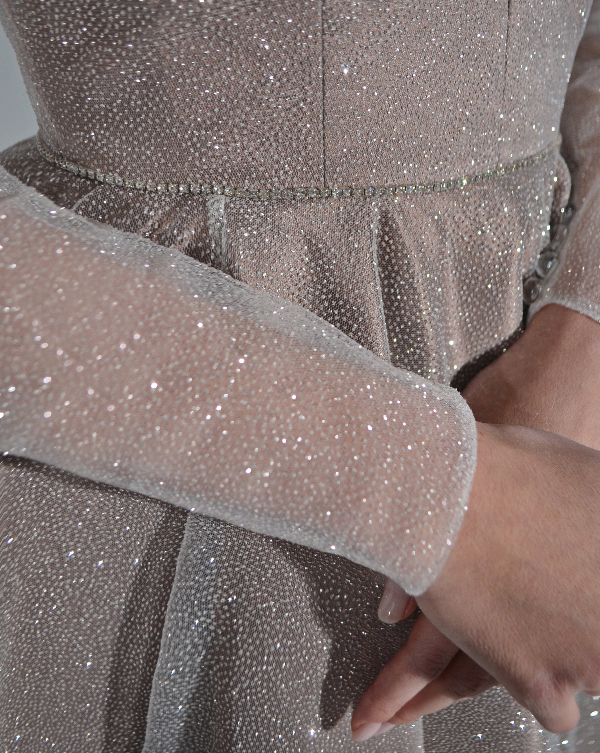 purple bottega dress