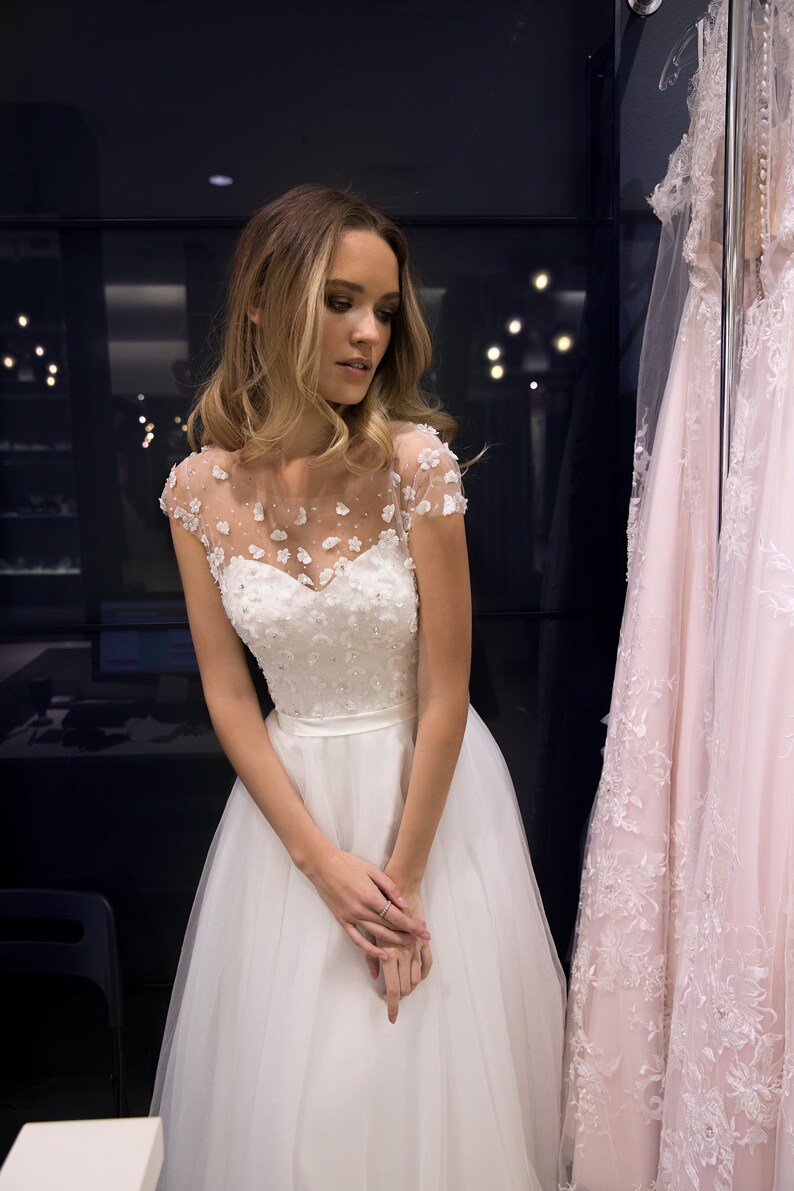 Add Beaded Cap Sleeves To Wedding Dress Carley Connellan