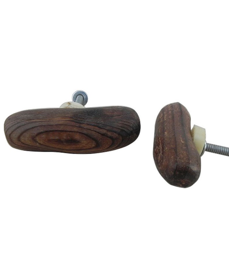 Natural Wood Wood Knob Decorative Interior Pull Drawer Etsy