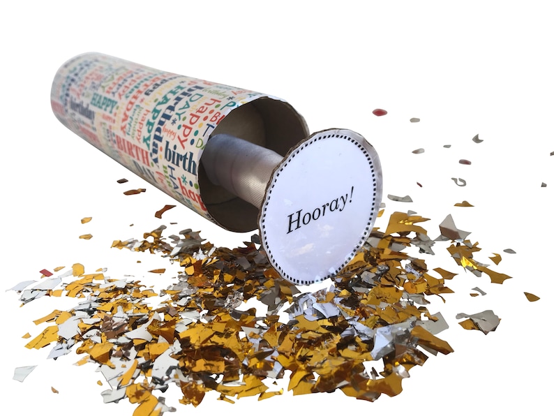 Happy Birthday Glitter Bomb Confetti Cannon Prank Anonymous Etsy