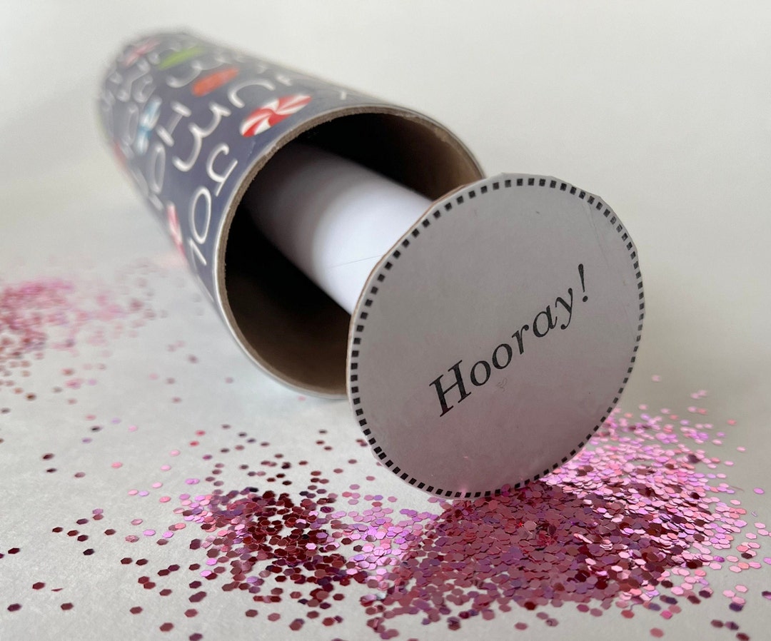 Christmas Spring Loaded Glitter Bomb Prank Gift Confetti Cannon Suprise