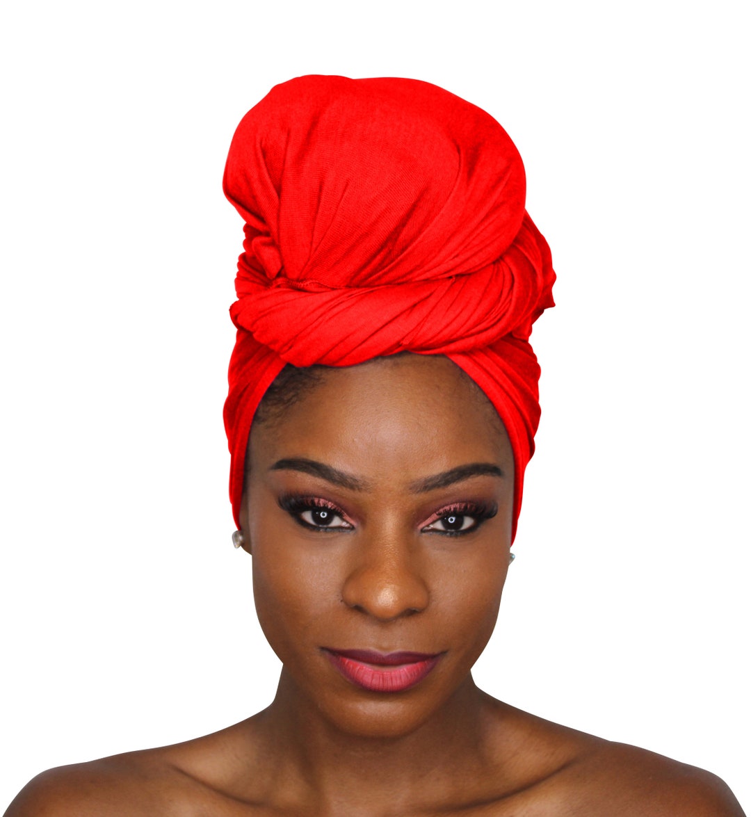 Head Wrap Soft Stretch Jersey Scarf Long Hair Turban Tie Headband